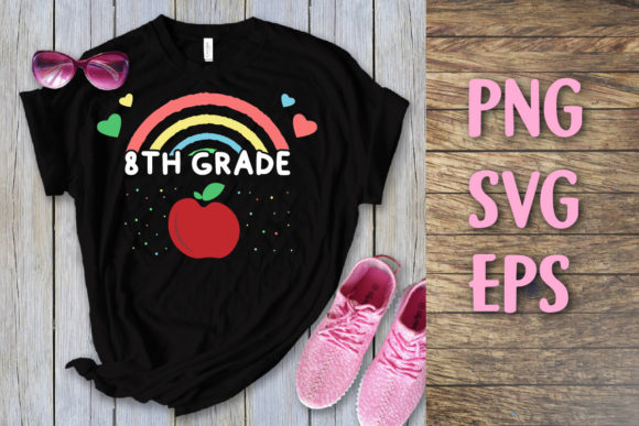 8th Grade Back to School Svg T-shirt Graphics