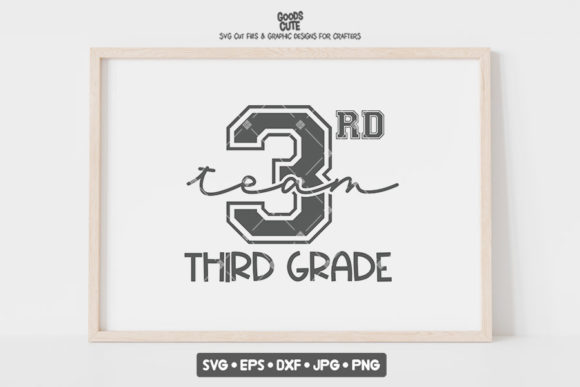 Back to School 3rd Grade Team SVG: Crafts & Graphics