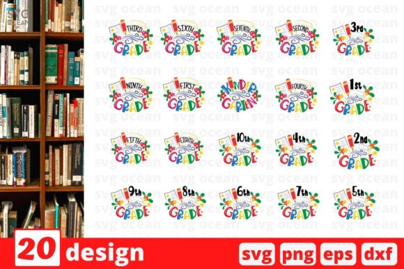 Back to School 4 SVG Bundle: Graphics for Crafts & Editorial Design