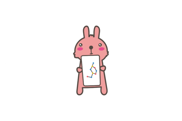 Back to School Bunny Science Icons and Graphics