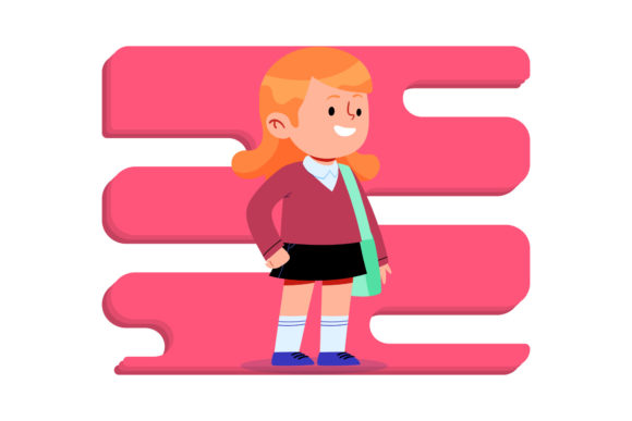 Back to School Child Icon Graphics and Icons