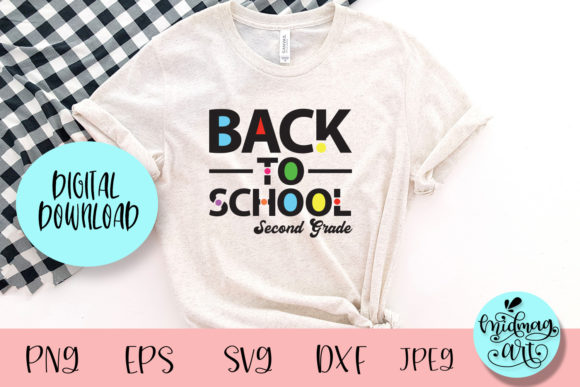 Back to School Second Grade Svg: Graphics & Crafts for Brand Campaigns