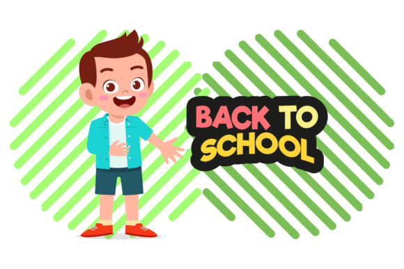 Back to School Student Circle Style Graphics