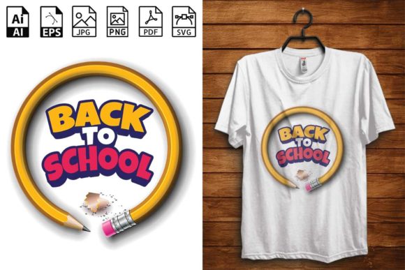 Back to School T-Shirt Design-02: Graphics & T-Shirt Designs Review