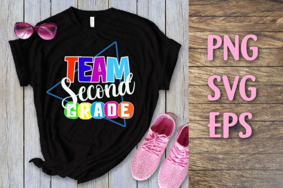 Back to School Team 2nd Grade SVG Graphics & T-Shirt Designs