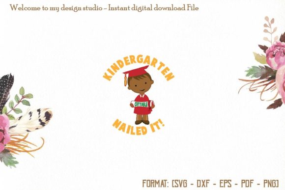 Kindergarten Nailed It Back to School Graphics and Print Templates