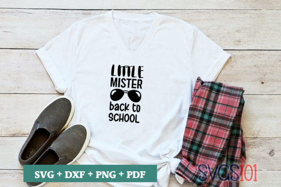 Little Mister Back to School SVG Graphics
