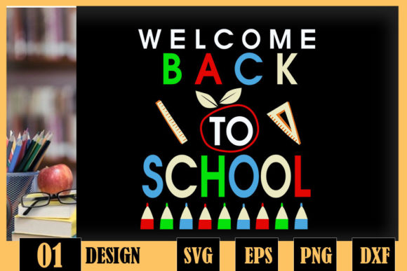 Welcome Back to School Pencil Graphics